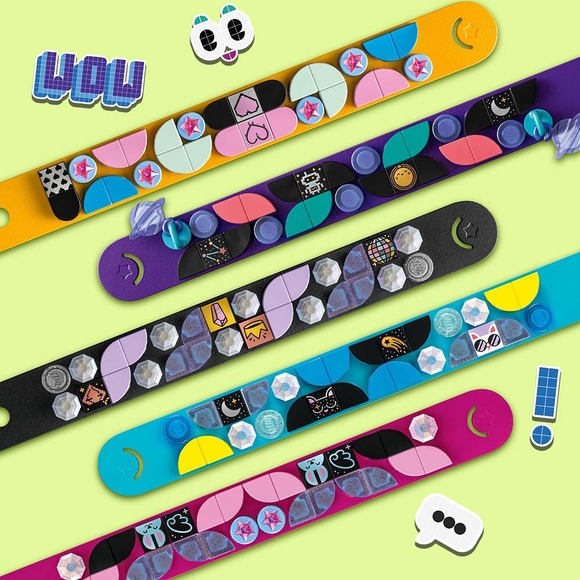 LEGO DOTS Ekstra DOTS Seri 8 Sim ve Işıltı 41803 Kendin Yap Süsleme Seti (115 Parça)