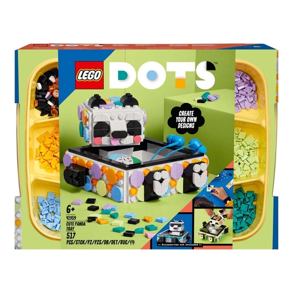 Lego Dots Sevimli Panda Tepsi 41959