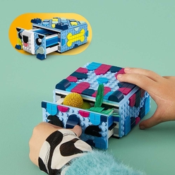 LEGO DOTS Yaratıcı Hayvan Çekmecesi 41805 Kendin Yap El Sanatları Seti (643 Parça) - Thumbnail