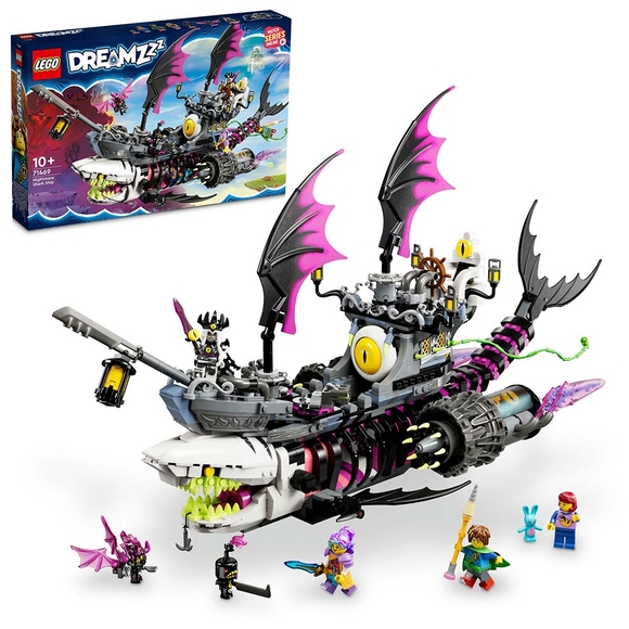 LEGO DREAMZzz Kabus Köpek Balığı Gemisi 71469 Oyuncak Yapım Seti (1389 Parça)