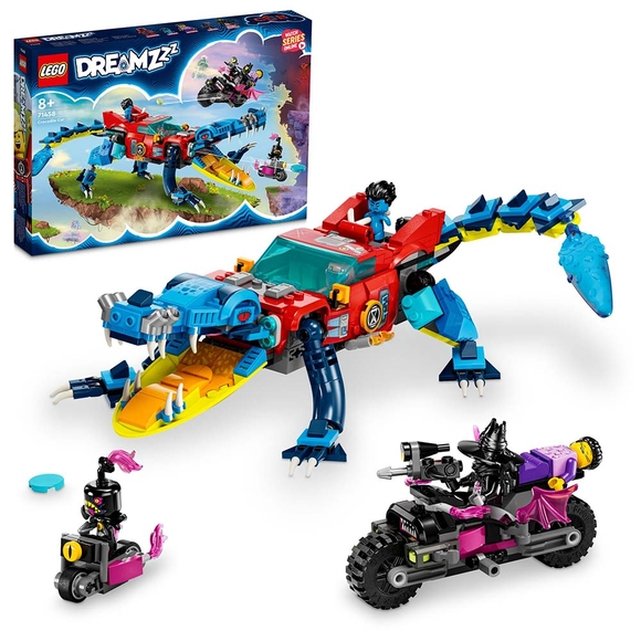 LEGO DREAMZzz Timsah Araba 71458 Çocuklar için Oyuncak Yapım Seti (494 Parça)