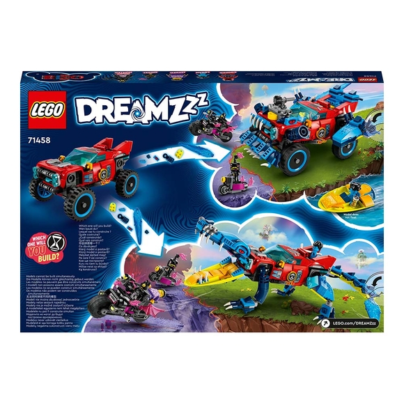 LEGO DREAMZzz Timsah Araba 71458 Çocuklar için Oyuncak Yapım Seti (494 Parça)