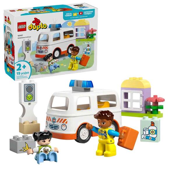 Lego Duplo Ambulans ve Sürücü 10447
