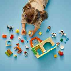 Lego Duplo Çiftlikte Hayvanların Bakımı 10416 - Thumbnail