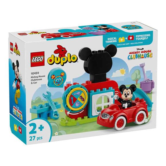 Lego Duplo Disney Mickey Fare’nin Kulüp Evi ve Arabası 10454