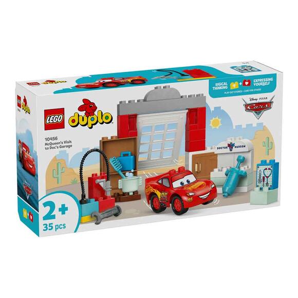 Lego Duplo Disney ve Pixar Arabalar McQueen’in Doc’un Garajını Ziyareti 10456