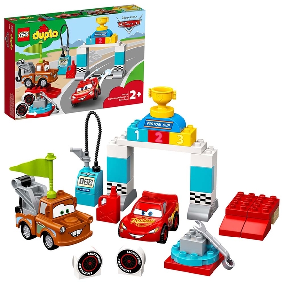 LEGO DUPLO Disney ve Pixar Arabalar Şimşek McQueen’in Yarış Günü 10924 (42 Parça)