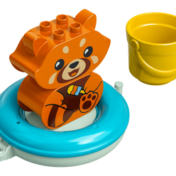 Lego Duplo İlk Banyo Zamanı Eğlencesi Yüzen Kırmızı Panda 10964 - Thumbnail