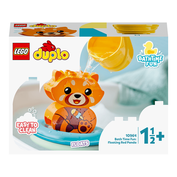 Lego Duplo İlk Banyo Zamanı Eğlencesi Yüzen Kırmızı Panda 10964
