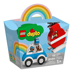 Lego Duplo İlk İtfaiye Helikopterim ve Polis Arabam 10957 - Thumbnail