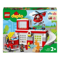 Lego Duplo İtfaiye Merkezi ve Helikopter 10970 - Thumbnail