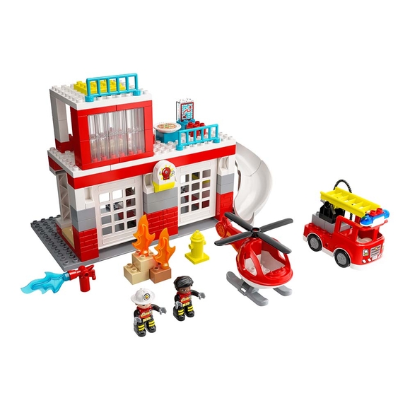 Lego Duplo İtfaiye Merkezi ve Helikopter 10970