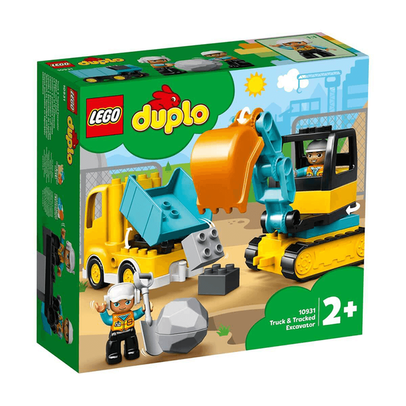 Lego Duplo Kamyon ve Paletli Kazıcı 10931