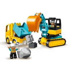 Lego Duplo Kamyon ve Paletli Kazıcı 10931 - Thumbnail