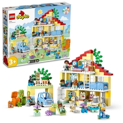 LEGO DUPLO Kasabası 3’ü 1 Arada Aile Evi 10994 Oyuncak Yapım Seti (218 Parça) - Thumbnail