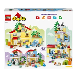 LEGO DUPLO Kasabası 3’ü 1 Arada Aile Evi 10994 Oyuncak Yapım Seti (218 Parça) - Thumbnail