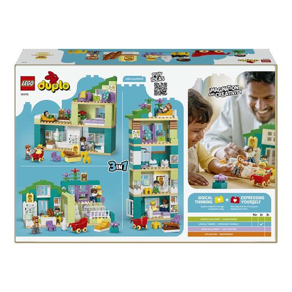 Lego Duplo Kasabası 3’Ü 1 Arada Figürlü Modern Aile Evi 10470