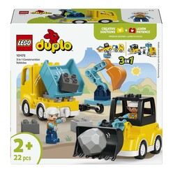 LEGO - Lego Duplo Kasabası 3’Ü 1 Arada İnşaat Araçları 10475