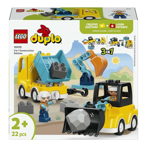 Lego Duplo Kasabası 3’Ü 1 Arada İnşaat Araçları 10475