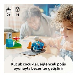 Lego Duplo Kasabası Mavi Polis Motosikleti 10471 - Thumbnail