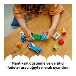 Lego Duplo Kasabası Mavi Polis Motosikleti 10471 - Thumbnail