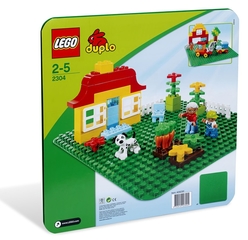 Lego Duplo Large Green Building Plate 2304 - Thumbnail