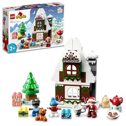 LEGO DUPLO Noel Baba’nın Zencefilli Kurabiye Evi 10976 Yapım Oyuncağı (50 Parça) - Thumbnail