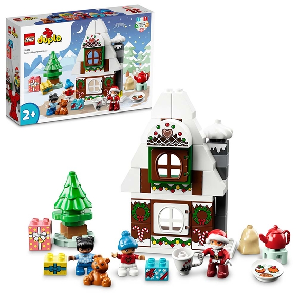 LEGO DUPLO Noel Baba’nın Zencefilli Kurabiye Evi 10976 Yapım Oyuncağı (50 Parça)