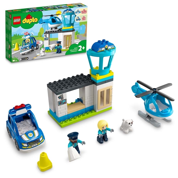 Lego Duplo Polis Merkezi ve Helikopter 10959