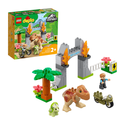 Lego Duplo T. rex and Triceratops Dinozor Kaçışı 10939 - Thumbnail