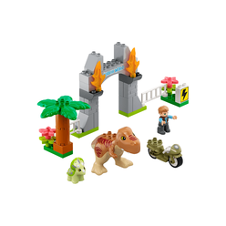 Lego Duplo T. rex and Triceratops Dinozor Kaçışı 10939 - Thumbnail