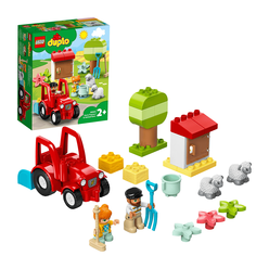 Lego Duplo Town Çiftlik Traktörü ve Hayvan Bakımı 10950 - Thumbnail