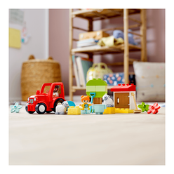 Lego Duplo Town Çiftlik Traktörü ve Hayvan Bakımı 10950 - Thumbnail