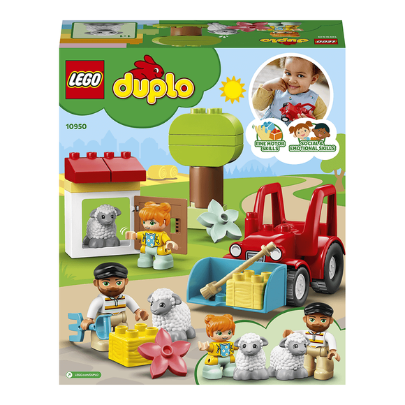 Lego Duplo Town Çiftlik Traktörü ve Hayvan Bakımı 10950 