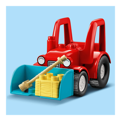 Lego Duplo Town Çiftlik Traktörü ve Hayvan Bakımı 10950 - Thumbnail