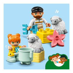 Lego Duplo Town Çiftlik Traktörü ve Hayvan Bakımı 10950 - Thumbnail