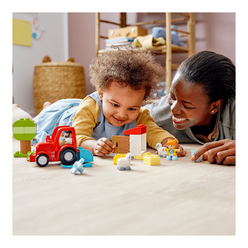 Lego Duplo Town Çiftlik Traktörü ve Hayvan Bakımı 10950 - Thumbnail