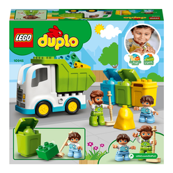 Lego Duplo Çöp Kamyonu ve Geri Dönüşüm 10945 - Thumbnail