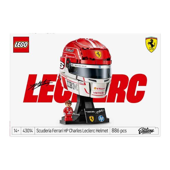 Lego Editions Scuderia Ferrari HP Charles Leclerc Kaskı 43014