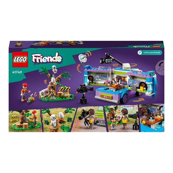 LEGO Friends Canlı Yayın Aracı 41749 Oyuncak Yapım Seti (446 Parça)