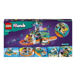 LEGO Friends Deniz Kurtarma Teknesi 41734 Oyuncak Yapım Seti (717 Parça) - Thumbnail