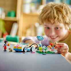 Lego Friends Elektrikli Araba Ve Şarj İstasyonu 42609 - Thumbnail