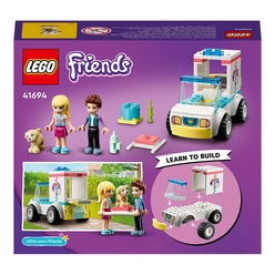 LEGO Friends Evcil Hayvan Kliniği Ambulansı 41694 Yapım Seti (54 Parça) - Thumbnail