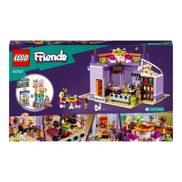 LEGO Friends Heartlake City Mutfak Atölyesi 41747 Oyuncak Yapım Seti (695 Parça)