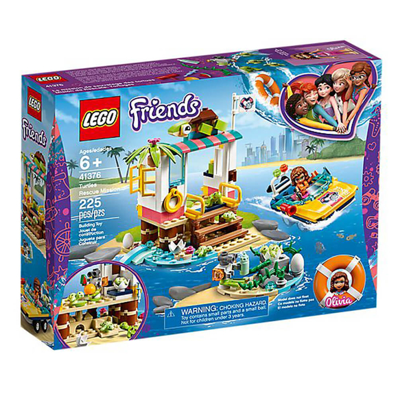 Lego Friends Kaplumbağa Kurtarma Görevi 41376