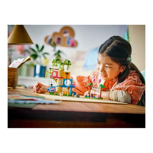 Lego Friends Kedi Doğum Günü Partisi ve Ağaç Ev 42666
