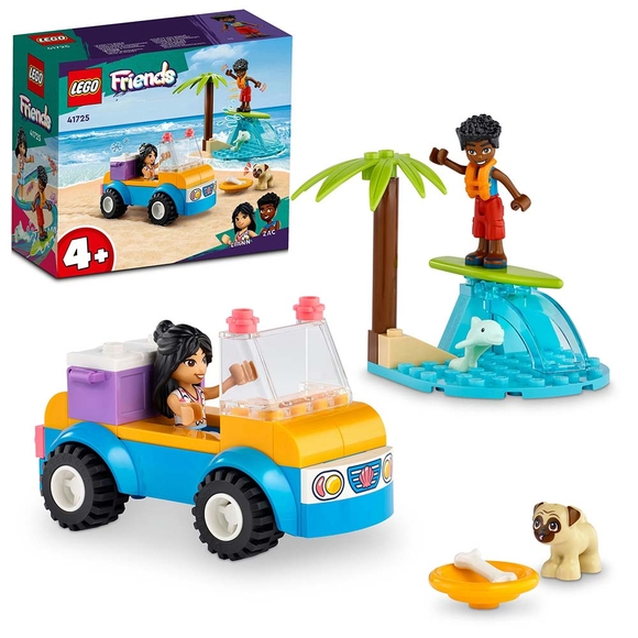 LEGO Friends Plaj Arabası Eğlencesi 41725 Oyuncak Yapım Seti (61 Parça)
