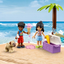 LEGO Friends Plaj Arabası Eğlencesi 41725 Oyuncak Yapım Seti (61 Parça) - Thumbnail
