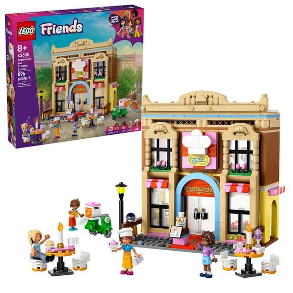 Lego Friends Restoran Ve Aşçılık Okulu Yapım 42655