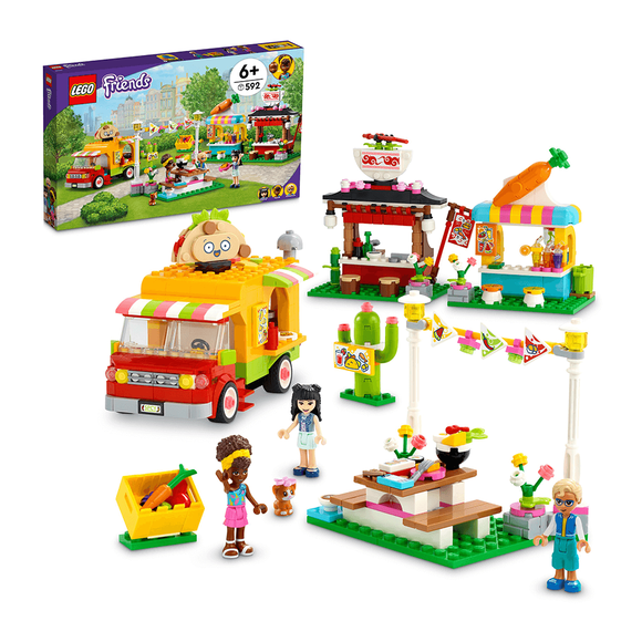Lego Friends Sokak Lezzetleri Pazarı Yapım Seti 41701